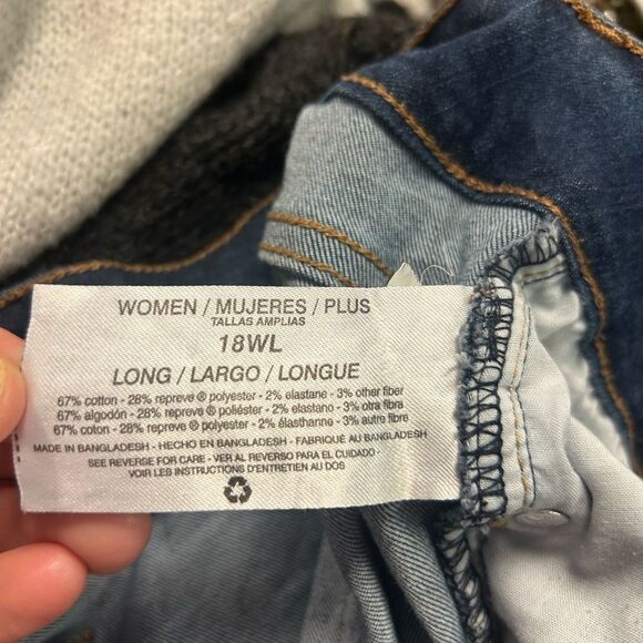 Chaps Ladies 18wl Denim jeans - Picture 6 of 8